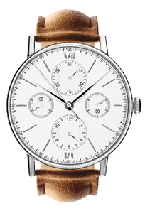 wrist watch. time accessory isolated on white. 3d illustration