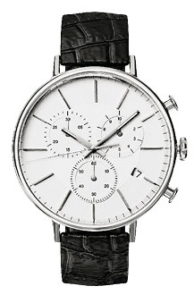 modern watch isolated on a white background