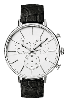 modern watch isolated on a white background