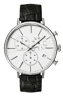 modern watch isolated on a white background