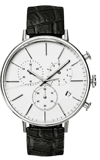modern watch isolated on a white background