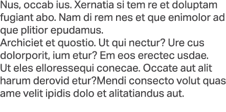 Nus, occab ius. Xernatia si tem re et doluptam fugiant abo. Nam di rem nes et que enimolor ad que plitior epudamus. A...