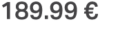 189.99 €