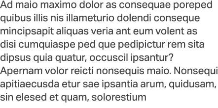 Ad maio maximo dolor as consequae poreped quibus illis nis illameturio dolendi conseque mincipsapit aliquas veria ant...