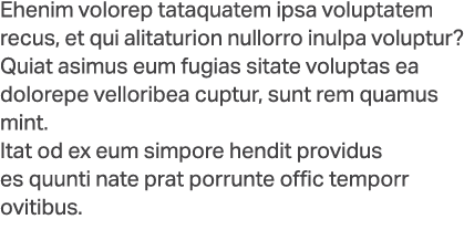 Ehenim volorep tataquatem ipsa voluptatem recus, et qui alitaturion nullorro inulpa voluptur? Quiat asimus eum fugias...