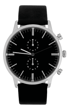 Wrist watch isolated on white background.