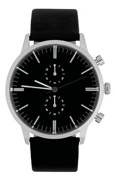 Wrist watch isolated on white background.