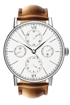 wrist watch. time accessory isolated on white. 3d illustration