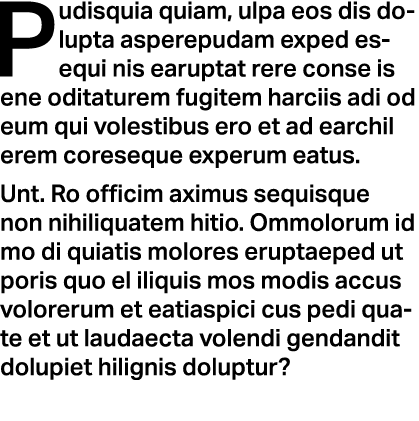 Pudisquia quiam, ulpa eos dis dolupta asperepudam exped esequi nis earuptat rere conse is ene oditaturem fugitem harc...