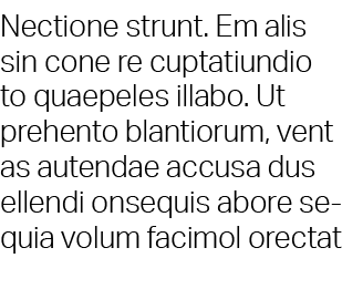 Nectione strunt. Em alis sin cone re cuptatiundio to quaepeles illabo. Ut prehento blantiorum, vent as autendae accus...
