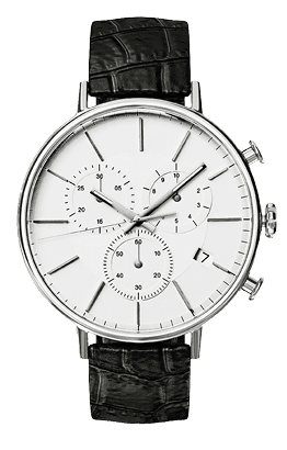modern watch isolated on a white background