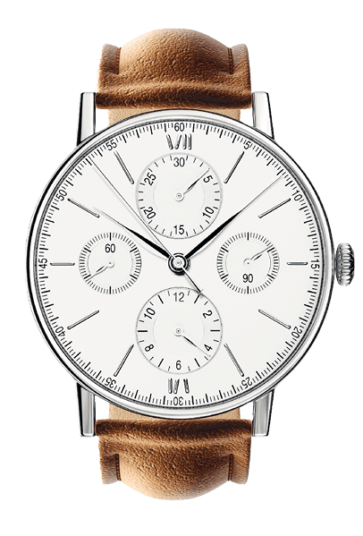 wrist watch. time accessory isolated on white. 3d illustration