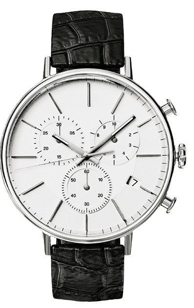 modern watch isolated on a white background