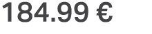 184.99 €