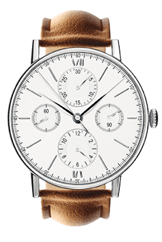 wrist watch. time accessory isolated on white. 3d illustration