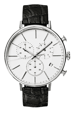 modern watch isolated on a white background